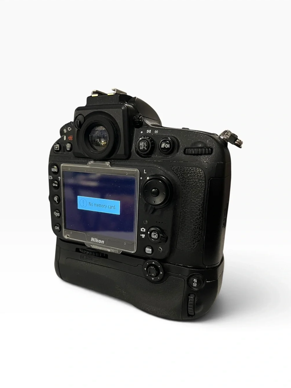 Nikon D800E Black DSLR Camera with battery grip
